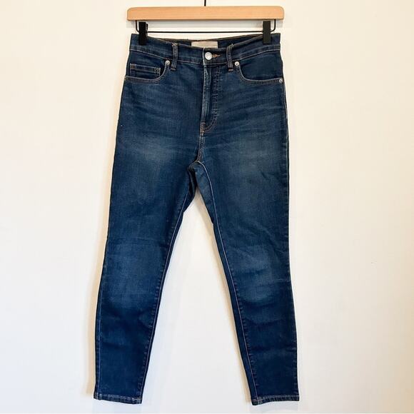 Everlane High Rise Ankle Jeans Blue Size 25 - Picture 2 of 10